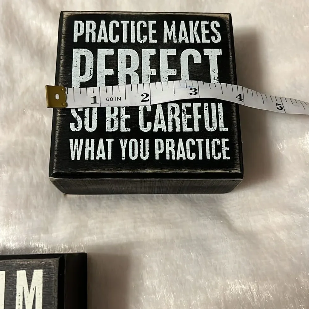 2 Wooden Signs
